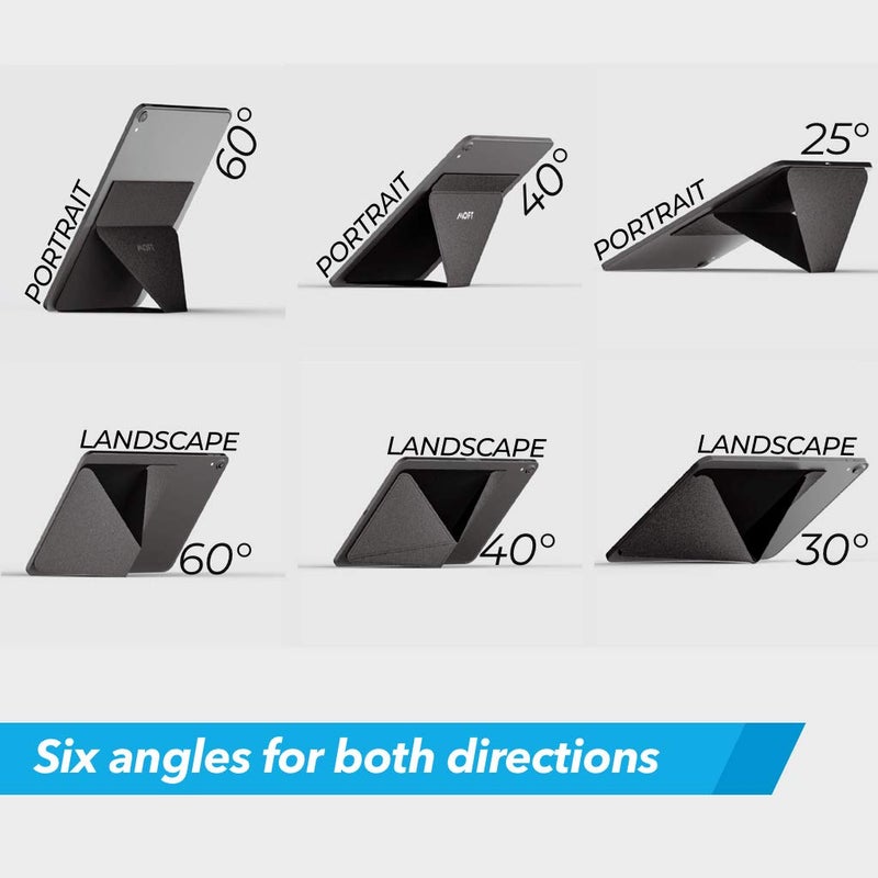 MOFT حامل لوحي رفيع غير مرئي لاصق من موفت، الأكثر قابلية للتعديل، متوافق مع الأجهزة اللوحية حتى 12.9 بوصة، رمادي فضائي - Image 5